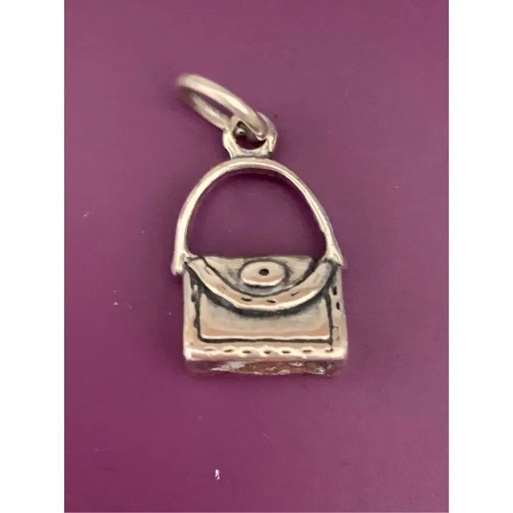 .925 Purse Handbag Sterling Silver Jewelry Charm #purse collector
